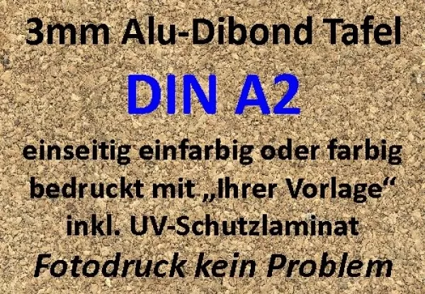 Werbeschild, Bauschild, Firmenschild, Werbetafel, Bautafel, Firmentafel A2