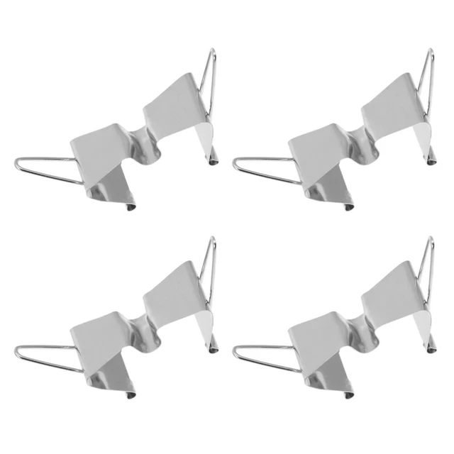 4 pz clip per tela bagnata morsetti per tela tenere pittura morsetto per tela argento