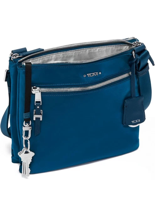 Tumi Voyageur Tula Crossbody Bag Turquoise Blue ~NWT
