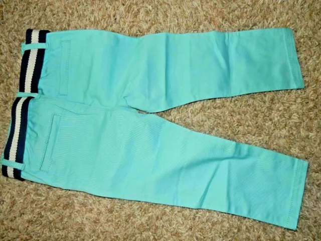 NWT {6 Sizes} The Children's Place SPRING DUST Belted Skinny Stretch Chino Pants 2