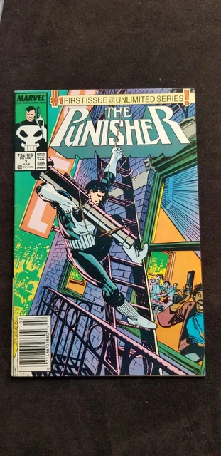 PUNISHER # 1  MARVEL COMICS 1987 VF Newsstand NICE 319