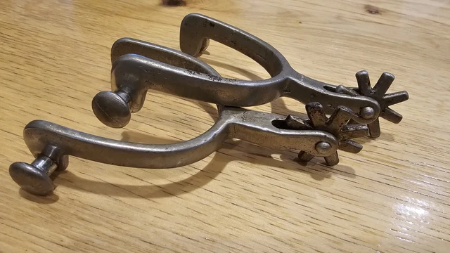 Vintage Riding Spurs Made In JAPAN collectable Western