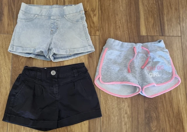 Girls shorts bundle age 9 Next H&M