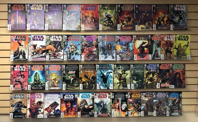 43 issues of STAR WARS #1 to #57 Dark Horse comics from 1998......ONLY $19.95!
