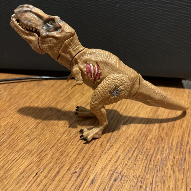 2015 Jurassic World Bashers & Biters TYRANNOSAURUS REX 8" Chomping TRex Dinosaur