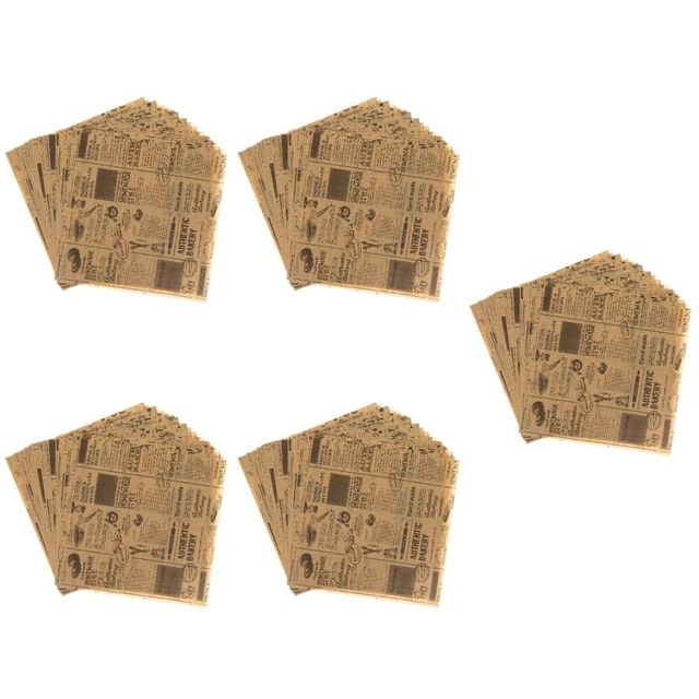 250 fogli fogli fogli fogli antigrasso fogli avvolgimento sandwich hamburger carta da avvolgere veloce