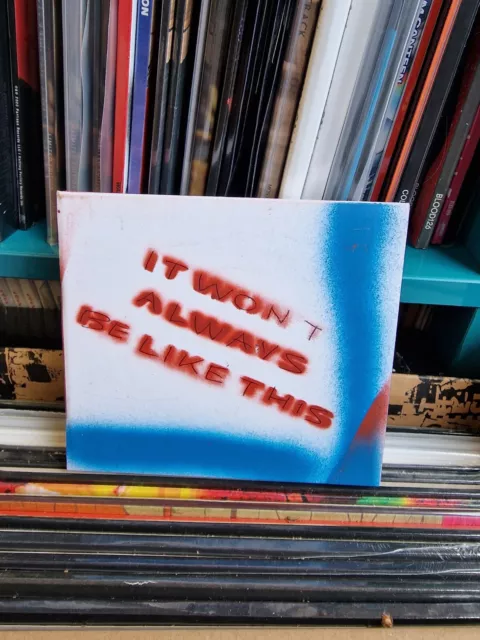 INHALER It Won't Always Be Like This SPRAY PAINTED COVER CD 1000 only U2 Bono 1