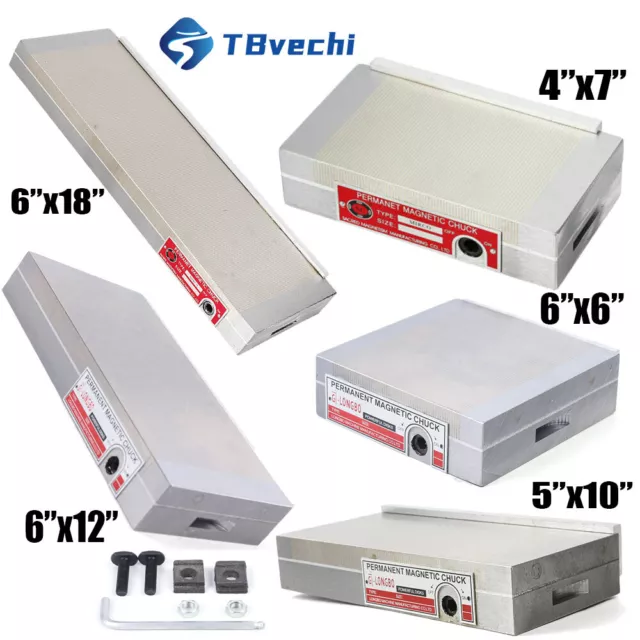 Magnetic Chuck For Grinding Machine 4 x 7"/ 5 x 10" / 6 x 6" / 6 x 12" / 6 x18"