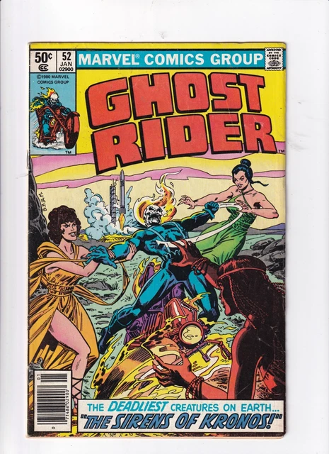 GHOST RIDER #52 Marvel 1981 The Sirens of Kronos! VG- $1.25 - PicClick CA