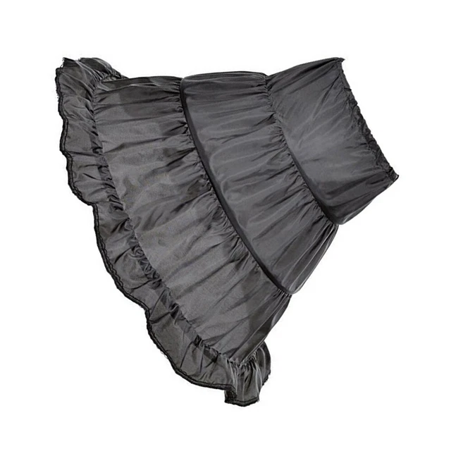 Bellissima sottoveste nera Crinoline Soiree ballo ragazze