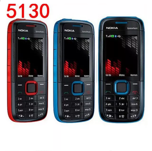 Original Nokia 5130 XpressMusic GSM Quadband unlocked mobile phone 2MP