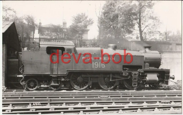 RAILWAY PHOTO SR Class W 1916 West Croydon Southern Maunsell 2-6-4T ...