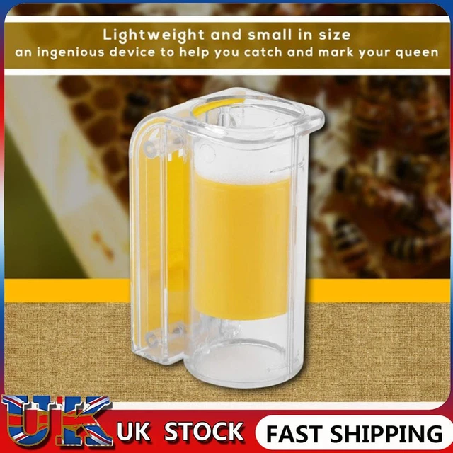 1pcs Bee Queen Marking Catche Plastic One Handed Beekeeper Plunger Plush Tools ❀