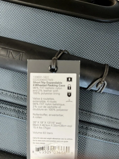 Tumi Alpha 3 Short Trip Expandable Packing Case 2