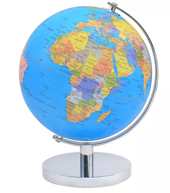 World Globe Vintage Style Rotating Atlas Map Home Decor Desk Ornament