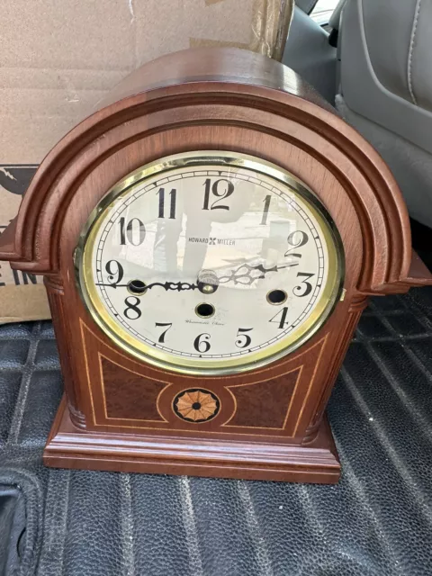Howard Miller Barrister Mantel Clock With Westminster Chimes