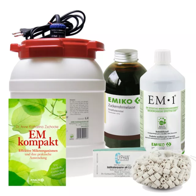 EMa Fermenter-Set zur Herstellung von EMa für Haushalt und Garten, in 2 Größen