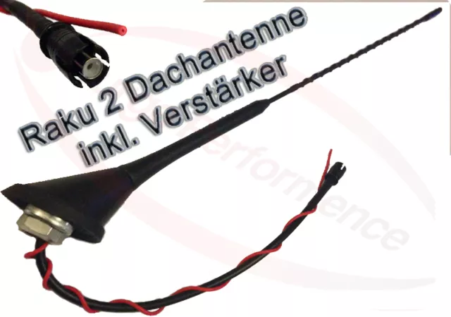 ANTENNE DE TOIT Shark Avec Raku 2 Amplificateur pour Audi VW Seat