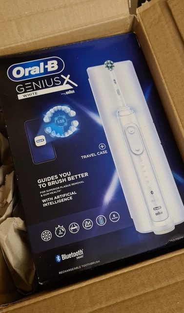 Oral-B Genius X Spazzolino da denti intelligenza artificiale - Bianco
