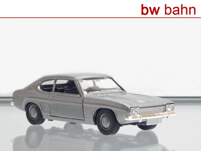 Märklin Échelle 0 1:43 1803 Ford Capri Métal Argenté Rak Metall-Auto Replika Ll