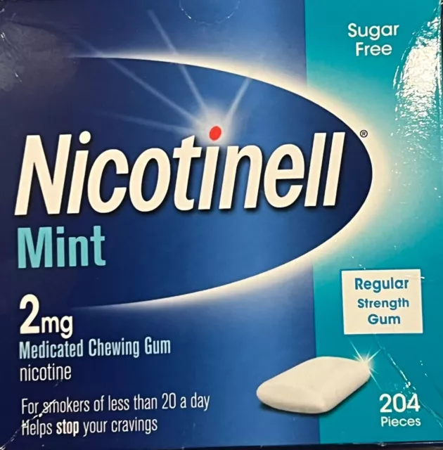 Nicotinell Gum Chicles nicotine chewing dejar de fumar MINT FRUIT enviado HOY