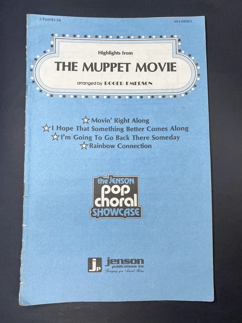 HIGHLIGHTS FROM THE MUPPET MOVIE Sheet Music Booklet: Roger Emerson 4 