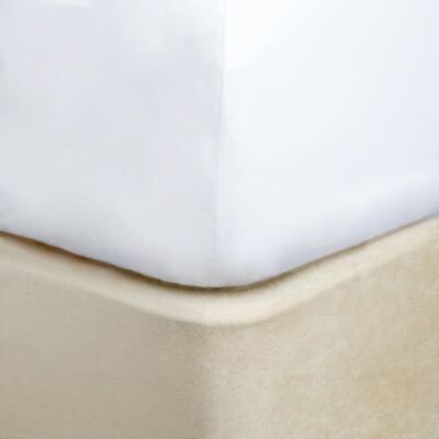 Base de cama de sofá Mitre Essentials envoltura en avena - poliéster - fácil ajuste - individual