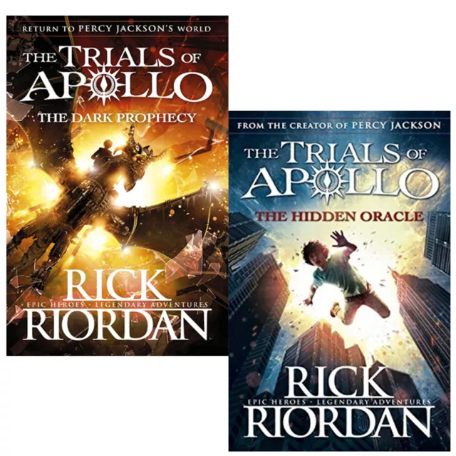 The Trials of Apollo Books (1-2) 2 Books Collection Set By Rick Riordan