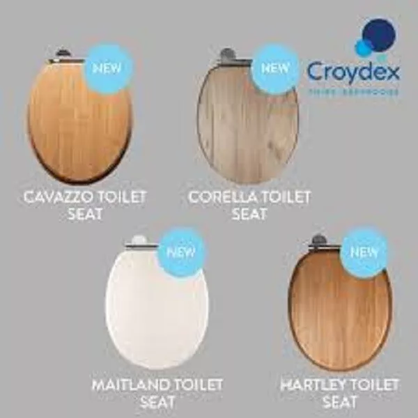 Croydex Range of Toilet Seats - Choose From Flexi-Fit, Standard or Soft Close