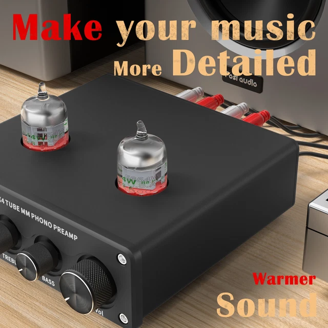 PHONO PREAMP FOR Turntable Phonograph Preamplifier With 5654W Vacuum