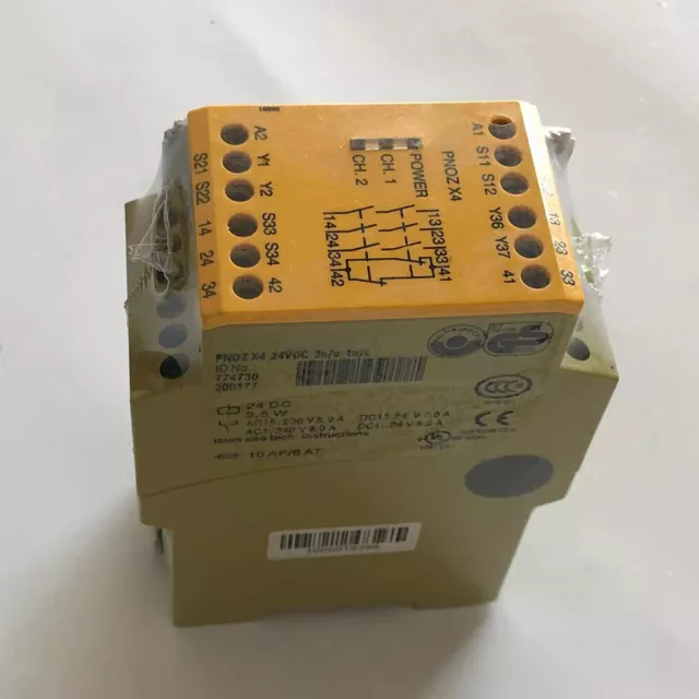 For pilz PILZ PNOZ X4 774730 24VDC Safety Relay