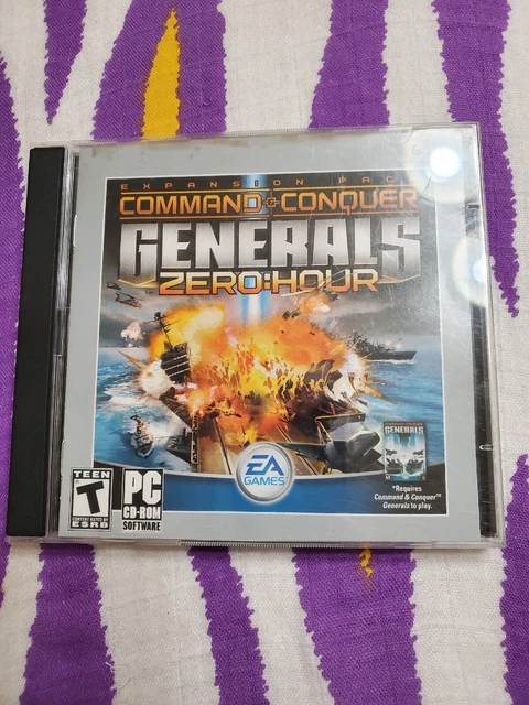 COMMAND AND CONQUER Generals Zero Hour Expansion Pack Big Box PC DISCO ...