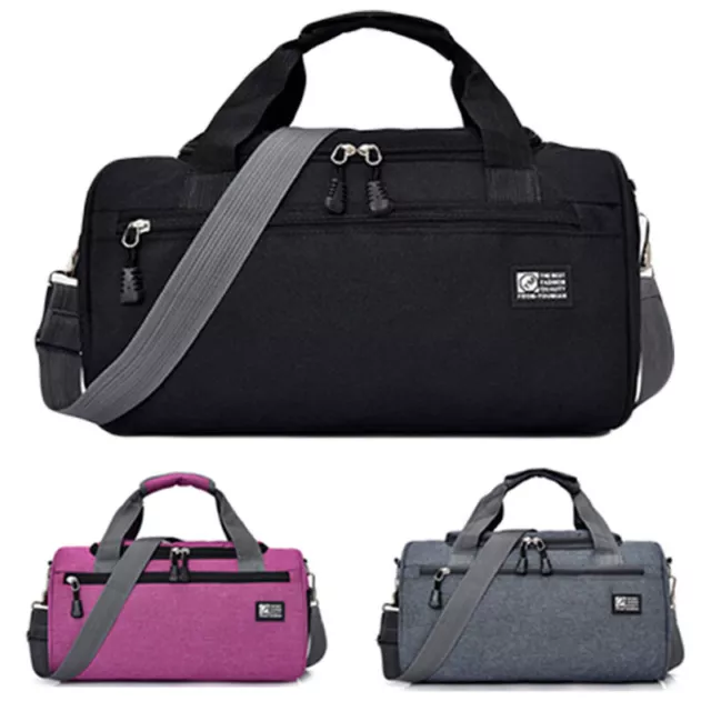 Lady Sport Duffle Bag Travel Handbag Men Overnight Weekend Gym Yoga Luggage Bag
