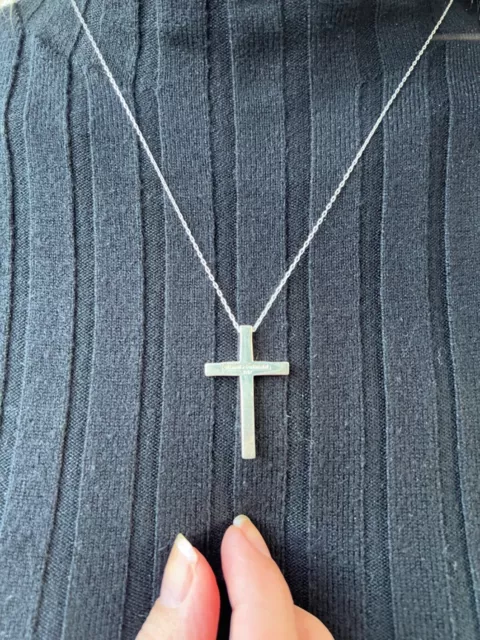 925 Sterling Silver Cross Necklace/Cross Pendant Chain/Christian gifts/Unisex