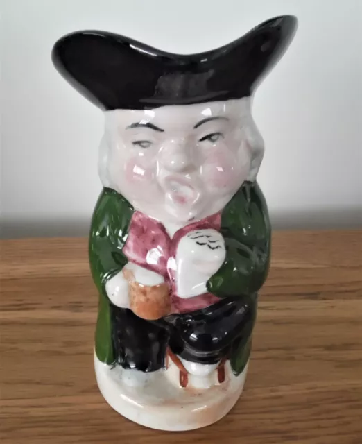 Toby Jug Staffordshire Fine Ceramics Hand Painted 6" H Home / Birthday Gift Idea