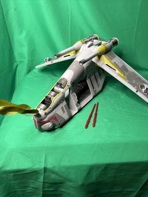 Star Wars Hasbro Republic Gunship ROTS Clone Torret Gunners Clone Wars Obi Wan