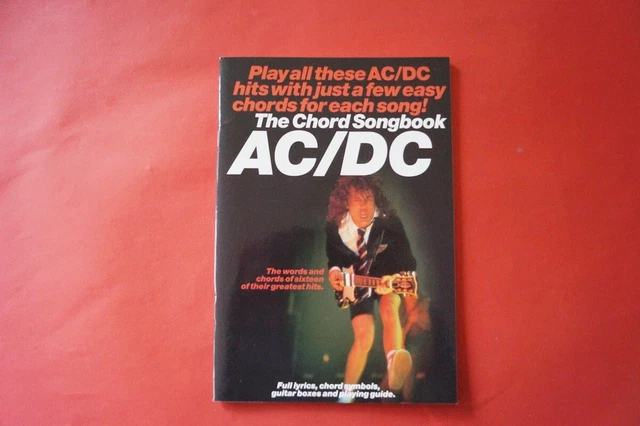 ACDC - THE Chord Songbook .Songbook .Accordi per chitarra vocale EUR 13 ...
