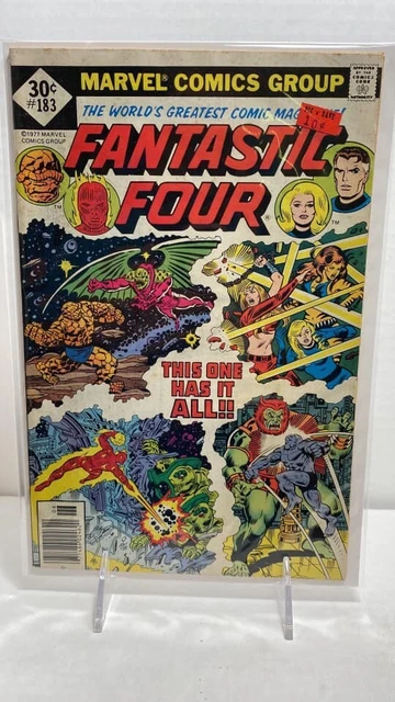 26715: Marvel Comics Fantastic four #183 Fine Grade