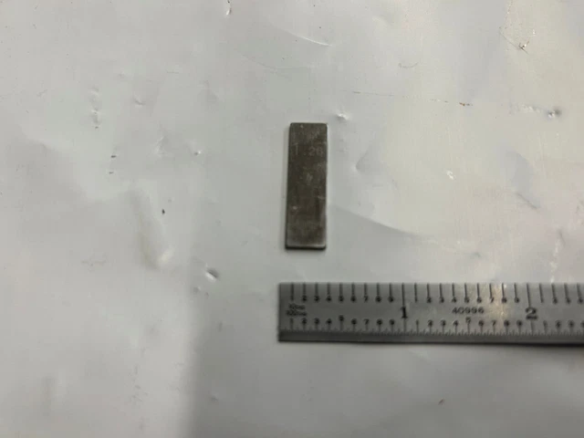 1.26mm Mitutoyo Steel Rectangular Gauge Gage Block
