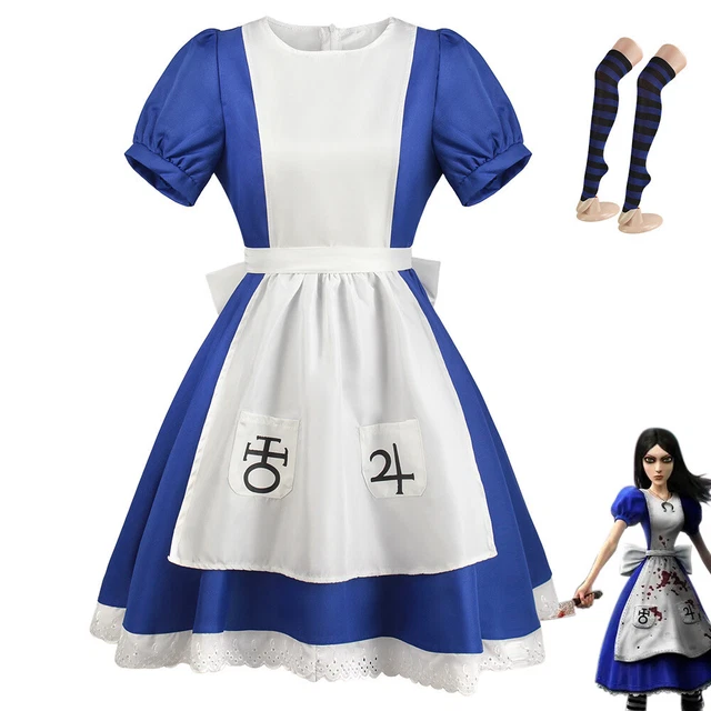 Alice Im Wunderland / Cinderella Kostüm – Königin Der Herzen & Maid, Halloween & Fancy Dress Alice Im Wunderland / Cinderella Kostüm – Königin Der Herzen & Maid, Halloween & Fancy Dress