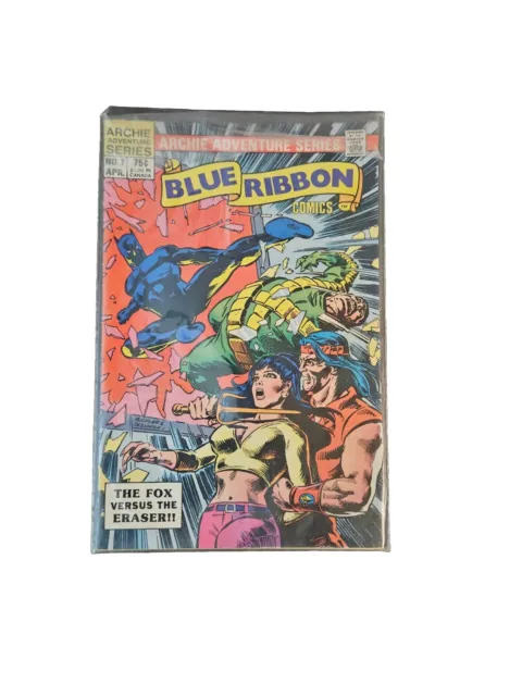 Archie Adventure Series #7 Blue Ribbon Comics 1984 Fox Vs Eraser