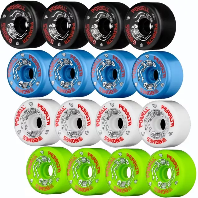 POWELL PERALTA G Bones 64mm 97a Skateboard Wheels '80s Old School Re Issues