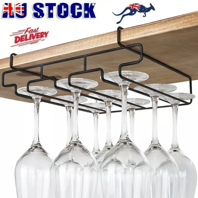 Shelf Bar Organizer Wine Glass Rack Hanging Rack Cup Hanger Stemware Holders