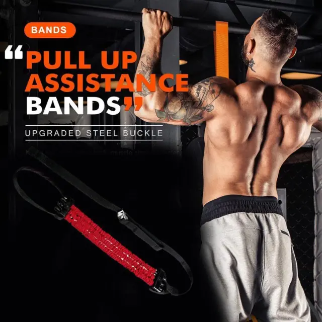 Pull Ups Resistance Band Trainer Straps Gym Bar Slings Elastic NEW R9 Belt Q3O9