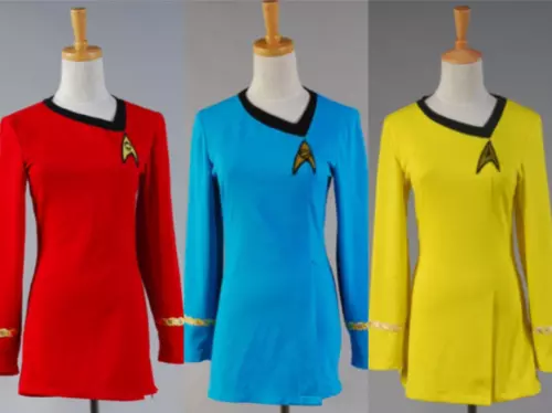 Star Trek TNG Female Duty Uniform Dress Cosplay Costume