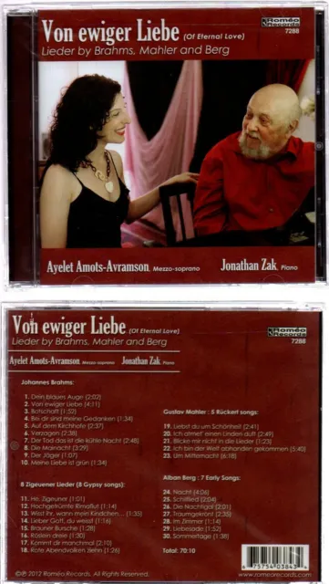 Von ewiger Liebe (Of Eternal Love) Lieder by Brahms, Mahler & Berg (new CD 2014)