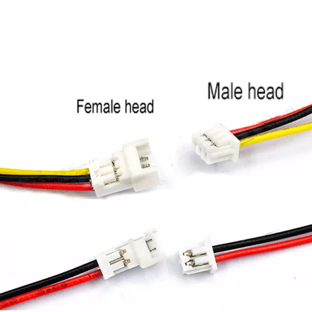 JST1.25mm Pitch 3P 3PIN Male Female Plug Connector Electronic Terminal Wire