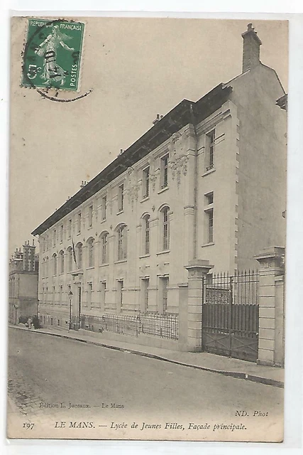 Photo à Le Mans (72000) : Lycée de Jeunes Filles. Façade, rue Berthelot