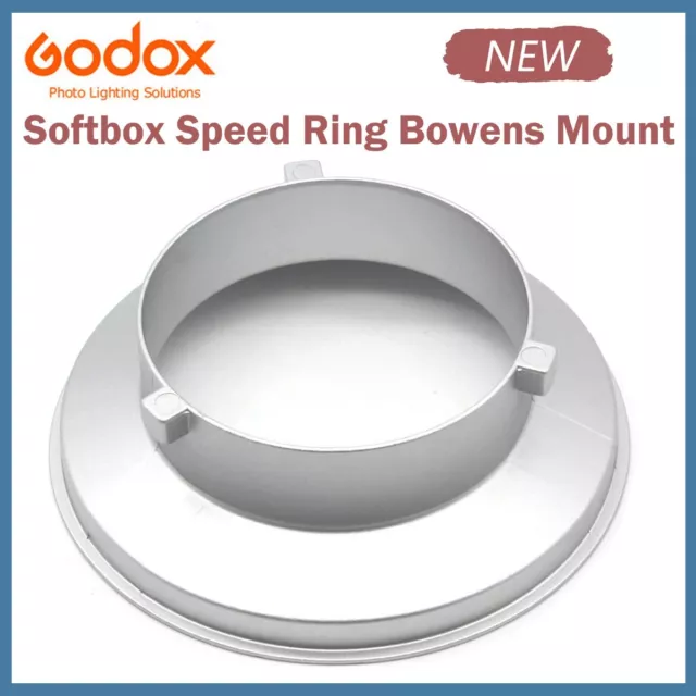 Godox Bowens Mount Softbox Speed Ring Adapter for Studio Photography Monolight