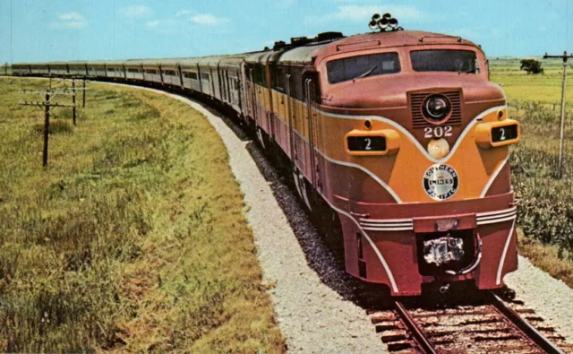 Southern Pacific Railroad,  Sunset Limited, Vintage Postcard 3739